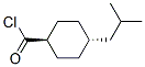 Cyclohexanecarbonyl chloride, 4-(2-methylpropyl)-, trans- (9CI) 结构式