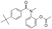 Benzamide, N-(2-(acetyloxy)phenyl)-4-(1,1-dimethylethyl)-N-methyl- 结构式