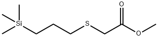 [[3-(Trimethylsilyl)propyl]thio]acetic acid methyl ester 结构式