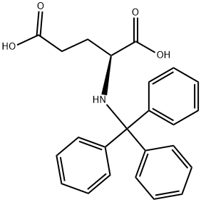 N-TRITYL-L-GLUTAMIC ACID 结构式