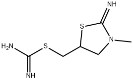 Carbamimidothioic acid, (2-imino-3-methyl-5-thiazolidinyl)methyl ester (9CI) 结构式