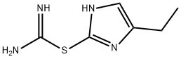 Carbamimidothioic  acid,  4-ethyl-1H-imidazol-2-yl  ester  (9CI) 结构式