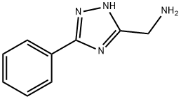 3-氨甲基-5-苯基-4氢-1,2,4-三唑 结构式