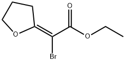 ETHYL Z-BROMO-(DIHYDROFURAN-2-YLIDENE)ACETATE 结构式