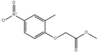 Acetic acid, (2-methyl-4-nitrophenoxy)-, methyl ester (9CI) 结构式