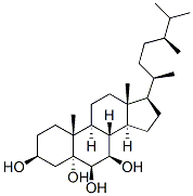 5 alpha-ergostane-3 beta,5,6 beta,7 beta-tetrol 结构式