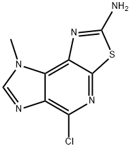 5-氯-8-甲基-8H-咪唑[4,5-D]噻唑并[5,4-B]吡啶-2-胺 结构式