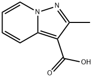 2-甲基吡唑并[1,5-A]吡啶-3-羧酸 结构式