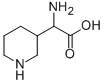 2-氨基-2-(哌啶-3-基)乙酸 结构式