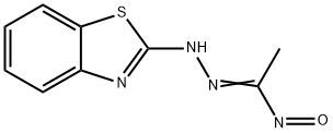 Acetaldehyde, 1-nitroso-, 2-benzothiazolylhydrazone (9CI) 结构式