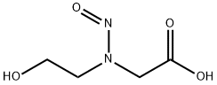 N-(2-hydroxyethyl)-N-carboxymethylnitrosamine 结构式