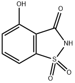 4-羟基-1H-1,2-苯并异噻唑-1,1,3(2H)-三酮 结构式