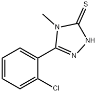 5-(2-氯苯基)-4-甲基-4H-1,2,4-三唑-3-硫醇 结构式
