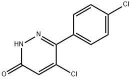 5-氯-6-(4-氯苯基)哒嗪-3-醇 结构式