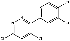 4,6-DICHLORO-3-(3,4-DICHLOROPHENYL)-PYRIDAZINE 结构式