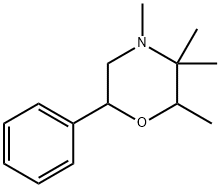 Morpholine, 2,3,3,4-tetramethyl-6-phenyl- (9CI) 结构式