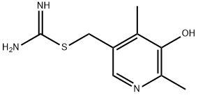 Carbamimidothioic acid, (5-hydroxy-4,6-dimethyl-3-pyridinyl)methyl ester (9CI) 结构式