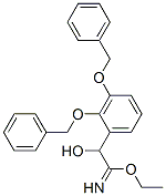 Benzeneethanimidic  acid,  -alpha--hydroxy-2,3-bis(phenylmethoxy)-,  ethyl  ester  (9CI) 结构式