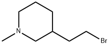 Piperidine, 3-(2-bromoethyl)-1-methyl- (9CI) 结构式