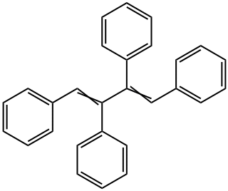 丁-1,3-二烯-1,2,3,4-四基四苯 结构式