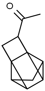 Ethanone, 1-pentacyclo[4.3.0.02,5.03,8.04,7]non-4-yl- (9CI) 结构式