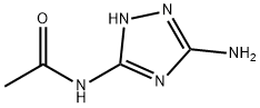 N-(5-氨基-1H-1,2,4-三唑-3-基)乙酰胺 结构式