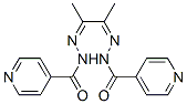 N-[[(3Z)-3-(pyridine-4-carbonylhydrazinylidene)butan-2-ylidene]amino]p yridine-4-carboxamide 结构式