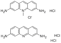 盐酸吖啶黄 结构式