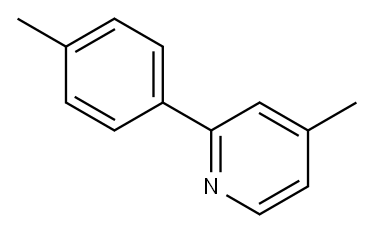 4-甲基-2-(对甲苯基)吡啶 结构式
