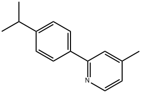 2-(4-异丙苯基)-4-甲基吡啶 结构式