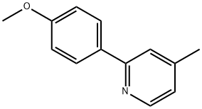 2-(4-METHOXY-PHENYL)-4-METHYL-PYRIDINE 结构式