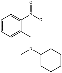 N-(2-硝基苄)–N-甲基环己胺 结构式