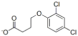 4-(2,4-dichlorophenoxy)butanoate 结构式