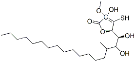 6-S-hexadecyl-2-methoxythioascorbic acid 结构式