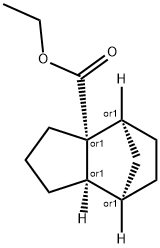 (3AΑ,4Α,7Α,7AΑ)-八氢-4,7-亚甲基-3AH-茚-3A-甲酸乙酯 结构式