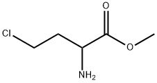 Butanoic  acid,  2-amino-4-chloro-,  methyl  ester 结构式