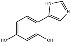 1,3-Benzenediol,  4-(1H-imidazol-4-yl)-  (9CI) 结构式
