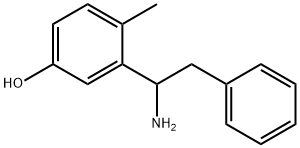 Phenol, 3-(1-amino-2-phenylethyl)-4-methyl- (9CI) 结构式