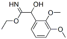 Benzeneethanimidic  acid,  -alpha--hydroxy-2,3-dimethoxy-,  ethyl  ester  (9CI) 结构式