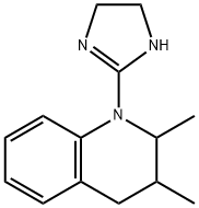Quinoline, 1-(4,5-dihydro-1H-imidazol-2-yl)-1,2,3,4-tetrahydro-2,3-dimethyl- (9CI) 结构式