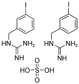 3-IODOBENZYL-GUANIDINE HEMISULFATE 结构式