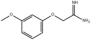 2-(3-methoxyphenoxy)ethanimidamide 结构式