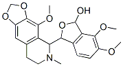 1,3-dihydro-6,7-dimethoxy-3-(5,6,7,8-tetrahydro-4-methoxy-6-methyl-1,3-dioxolo[4,5-g]isoquinolin-5-yl)isobenzofuran-1-ol 结构式