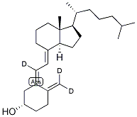 维他命 D3-[6,19,19]-D<SUB>3</SUB> 结构式