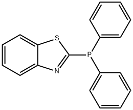 2-(DIPHENYLPHOSPHINO)-1,3-BENZOTHIAZOLE 结构式