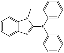 2-(DIPHENYLPHOSPHINO)-1-METHYL-1H-BENZIMIDAZOLE 结构式