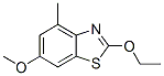 Benzothiazole, 2-ethoxy-6-methoxy-4-methyl- (9CI) 结构式