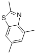 Benzothiazole, 2,4,6-trimethyl- (9CI) 结构式