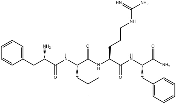 phenylalanyl-leucyl-arginyl phenylalaninamide 结构式