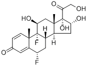 6-alpha,9-alpha-difluoro-11-beta,16-alpha,17-alpha,21-tetrahydroxypregna-1,4-diene-3,20-dione